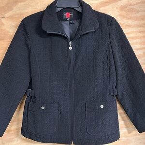 Black Quilted Jacket by Gallery